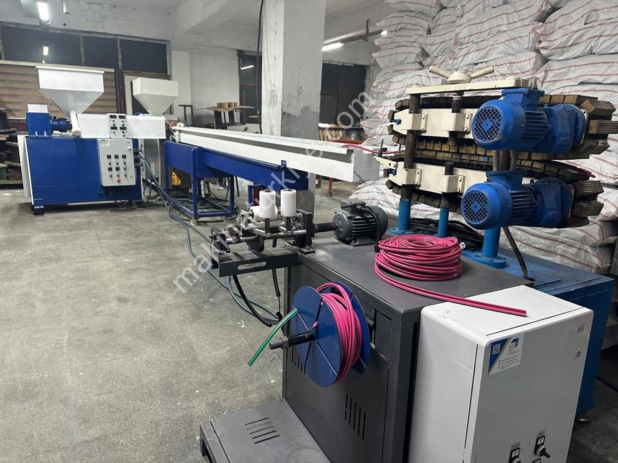 60 Lık Coex Extruder Yumuşak Sert Fitil Conta Üretim Hattı