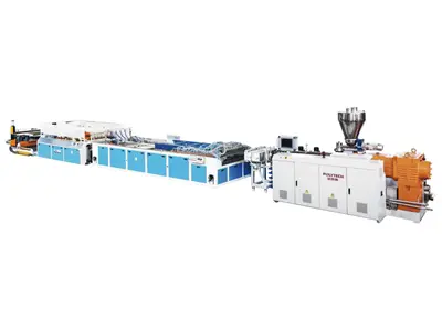 Pvc Double Wall Corrugated Roof Sheet Production Extrusion Line