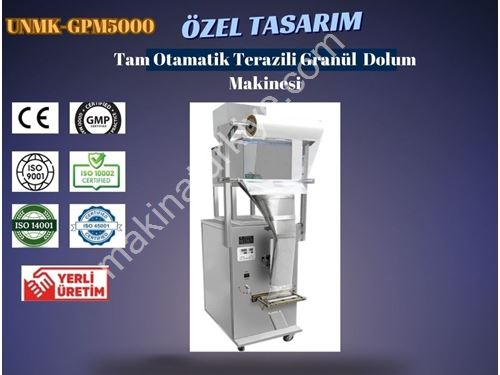 Tam Otomatik Terazili Toz Granül Dolum Makinesi