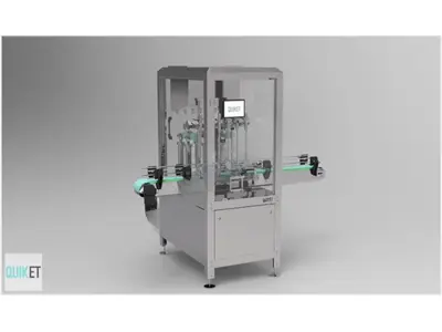 2000-4800 Adet/Saat 6 Kafalı Çift Servolu Otomatik Sıvı Dolum Makinası