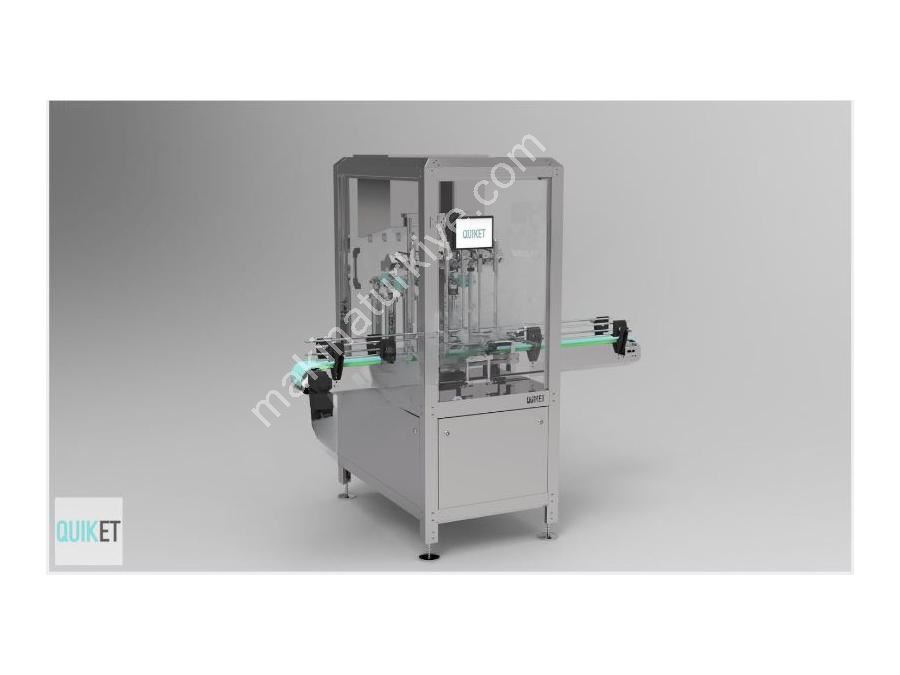 2000-4800 Adet/Saat 6 Kafalı Çift Servolu Otomatik Sıvı Dolum Makinası