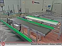 İnkjet Kodlama Konveyörü Ve Tarih Kodlama PVC Bantlı Konveyör Sistemi