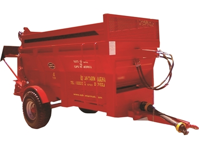 Remorque épandeur de fumier solide 4 m³ - 1