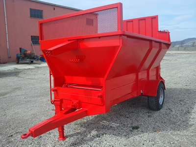 Remorque épandeur de fumier solide 4 m³ - 4