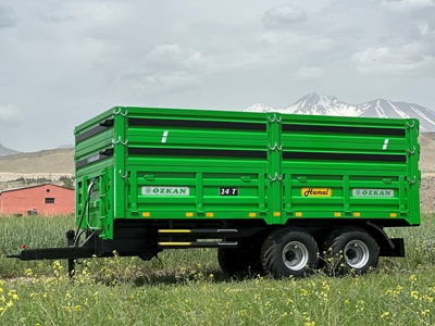 10,12,14,16 Ton Geriye Devirmeli Damperli Tandem Römork - 14