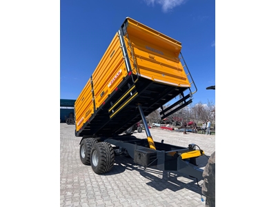 10,12,14,16 Ton Geriye Devirmeli Damperli Tandem Römork - 16
