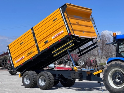 10,12,14,16 Ton Geriye Devirmeli Damperli Tandem Römork - 17