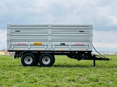 10,12,14,16 Ton Geriye Devirmeli Damperli Tandem Römork - 23