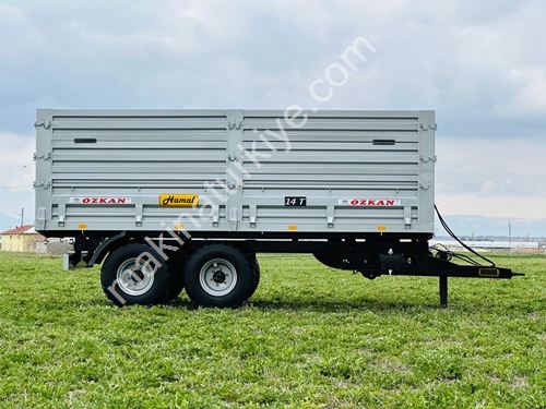 12 Ton Rear Tipping Tandem Trailer