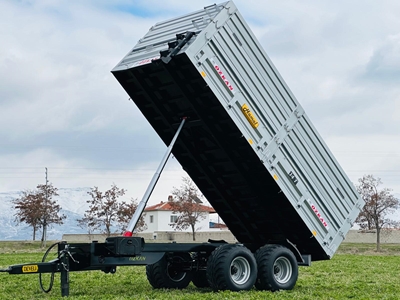 10,12,14,16 Ton Geriye Devirmeli Damperli Tandem Römork - 27