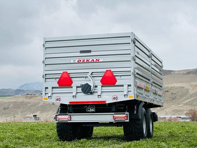 10,12,14,16 Ton Geriye Devirmeli Damperli Tandem Römork - 28