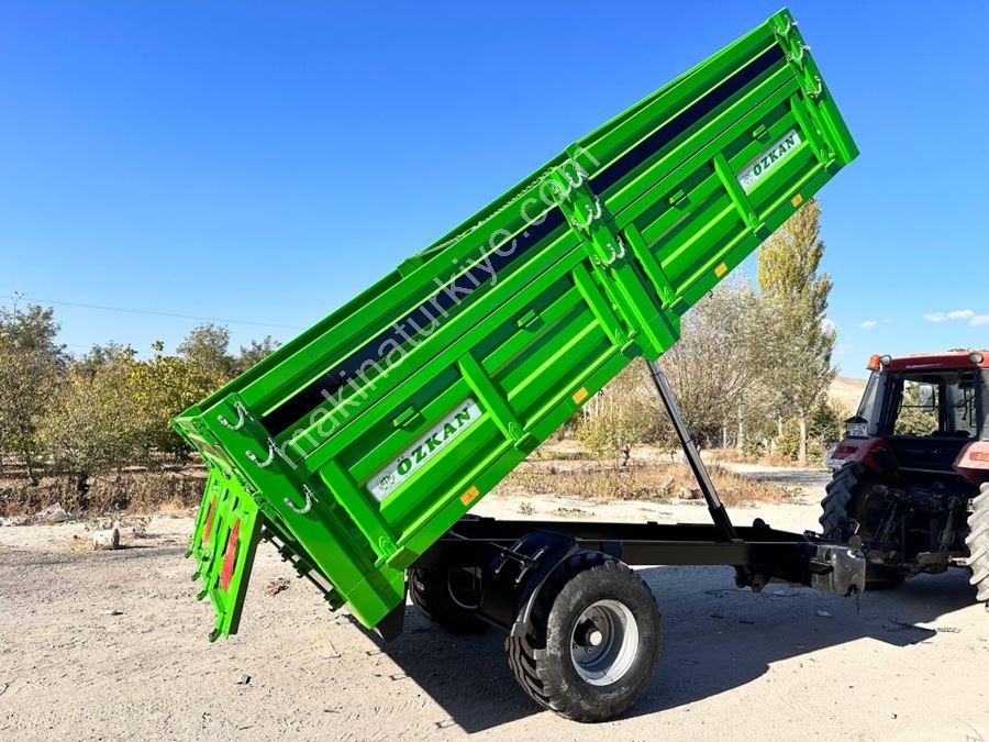 1.5 Ton Tek Akslı Geriye Devirmeli Damperli Römork