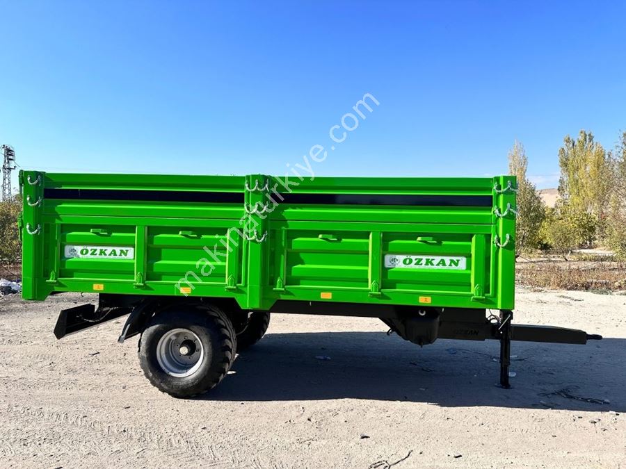 1.5 Ton Tek Akslı Geriye Devirmeli Damperli Römork