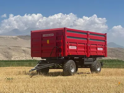10 Ton Double Axle Rear Tipping Trailer