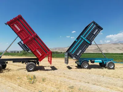 14 Ton Double Axle Rear Tipping Trailer