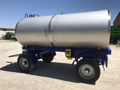 8500 Lt Stainless Chrome Trailer Water Tanker