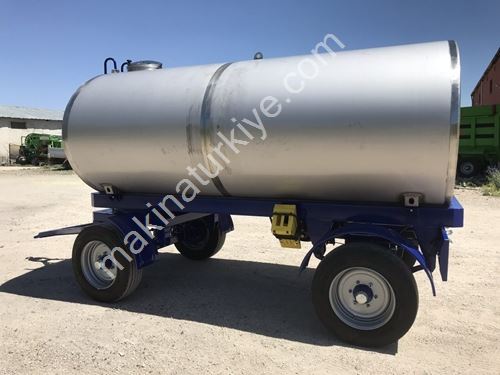 8500 Lt Stainless Chrome Trailer Water Tanker