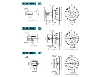 1.5 Kw Planet Getriebe - 3