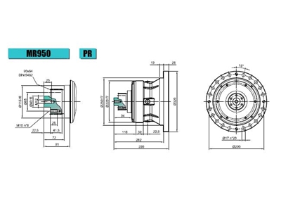 10 kW Planet Redüktör  - 1