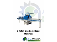 3 Kafalı Çıta Camı Rodaj Makinası - 1