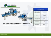 3 Kafalı Çıta Camı Rodaj Makinası