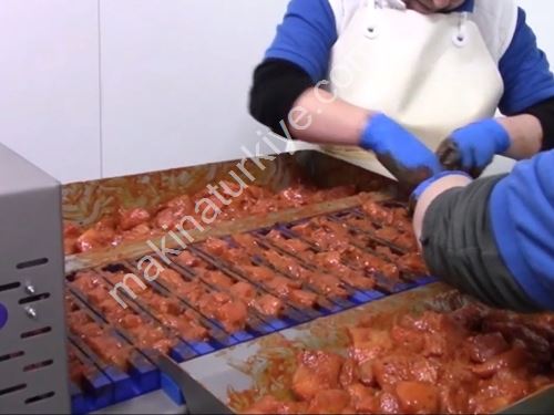 1000 Adet / Saat Şiş Kebap Makinası