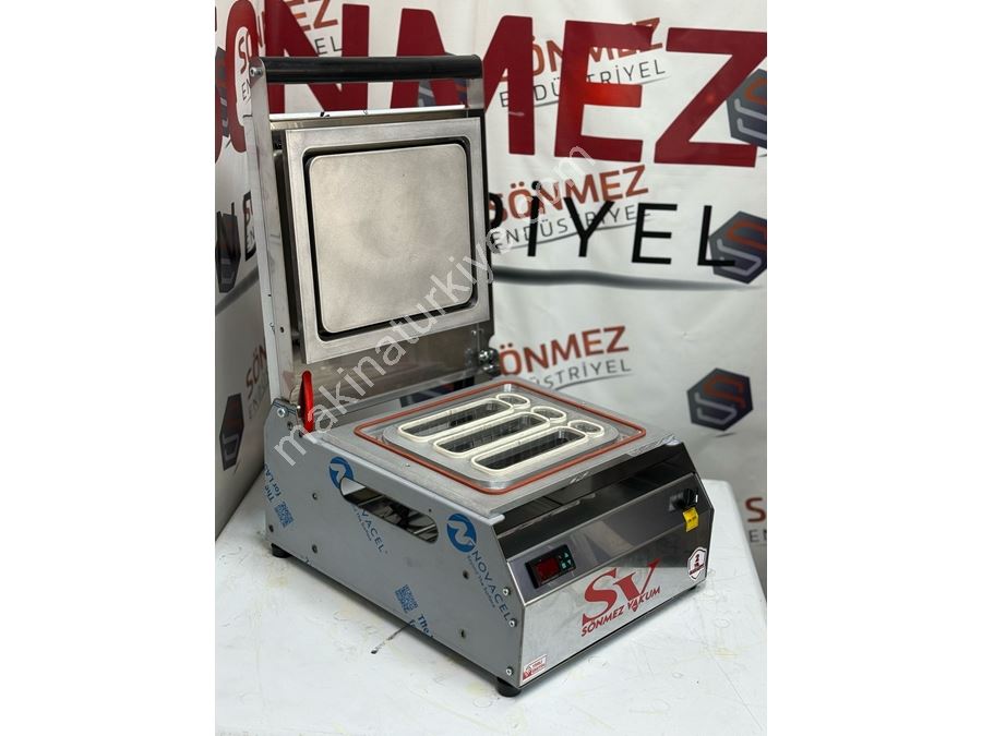 Sos + Dürüm Çiğköfte Dürüm Paketleme Tabak Kapatma Makinası