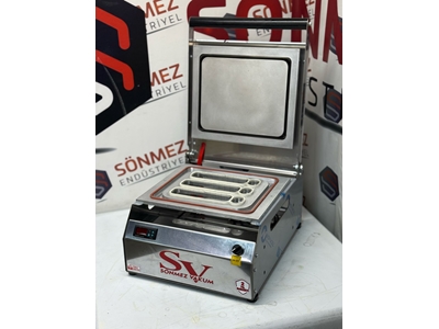 Sos + Dürüm Çiğköfte Dürüm Paketleme Tabak Kapatma Makinası - 3