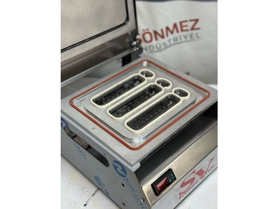 Sos + Dürüm Çiğköfte Dürüm Paketleme Tabak Kapatma Makinası - 1