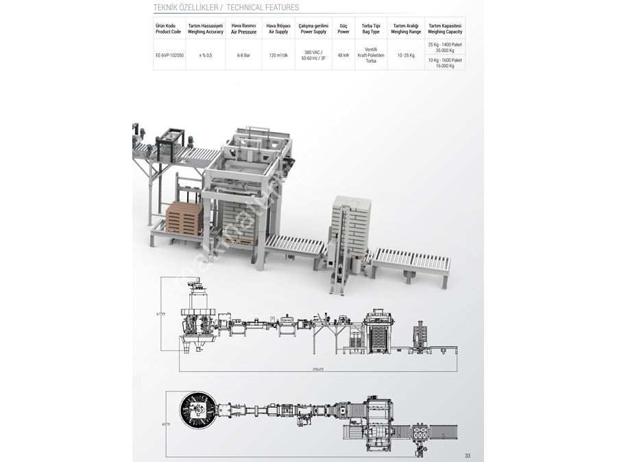 6-Nozzle Flour Bag Filling and Packaging Machine