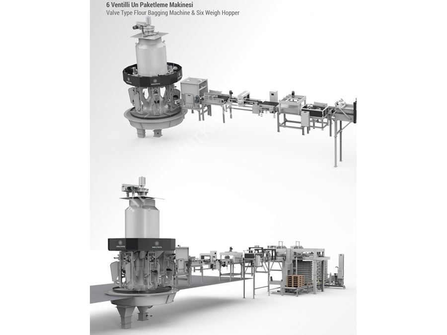 6-Nozzle Flour Bag Filling and Packaging Machine