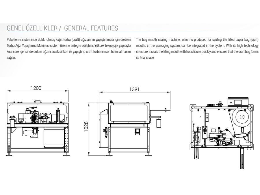 Belt Bag Mouth Gluing Machine
