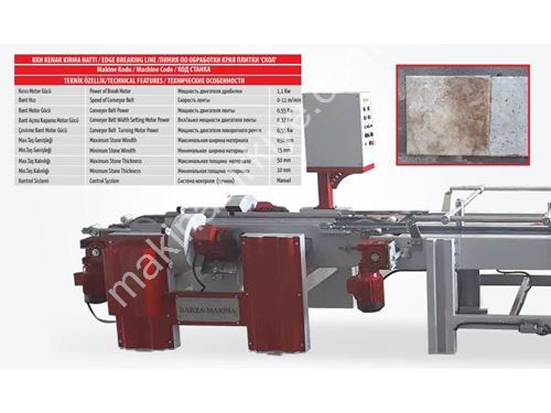 650mm Mermer Kenar Kırma Makinası