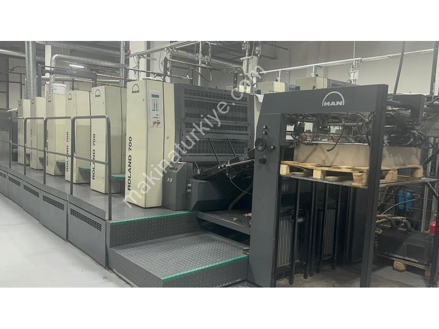 2006 - Man Roland R 705-3B+Lv 5 Renkli Ofset Baskı Makinesi