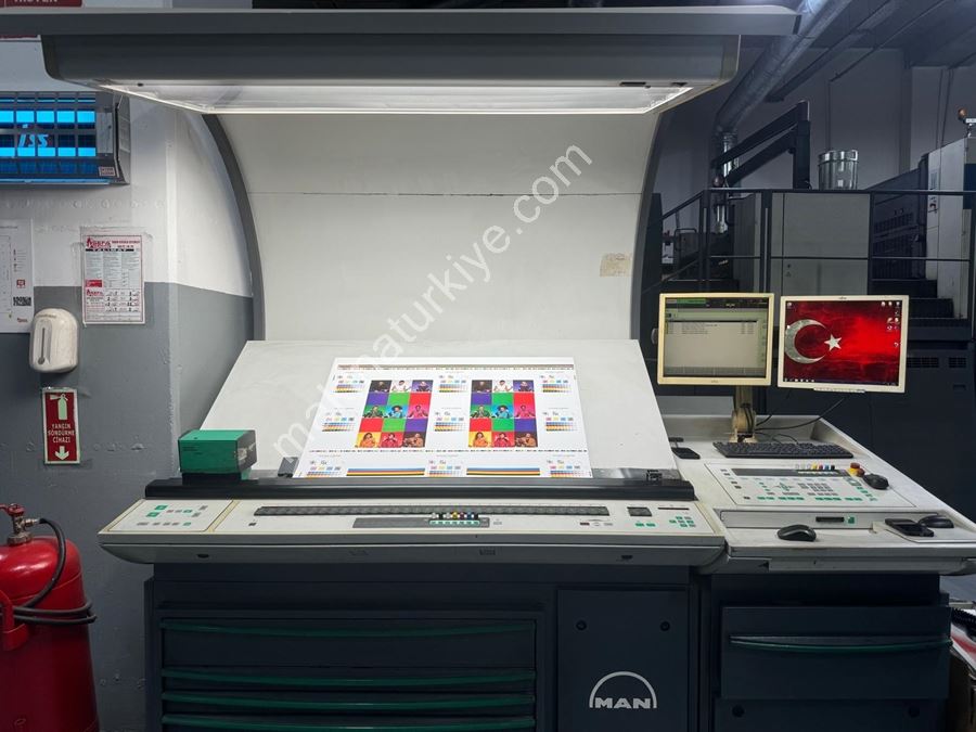 2006 - Man Roland R 705-3B+Lv 5 Renkli Ofset Baskı Makinesi