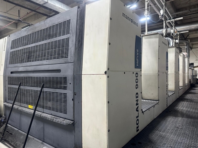 2008 - Man Roland 905-6+Lv Machine d'impression offset 5 couleurs Hiprint - 10