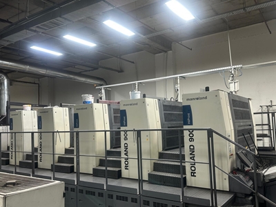 2008 - Man Roland 905-6+Lv Machine d'impression offset 5 couleurs Hiprint - 4