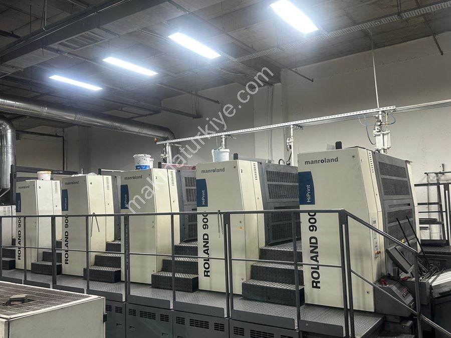 2008 - Man Roland 905-6+Lv Machine d'impression offset 5 couleurs Hiprint
