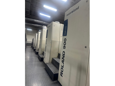 2008 - Man Roland 905-6+Lv Machine d'impression offset 5 couleurs Hiprint - 6