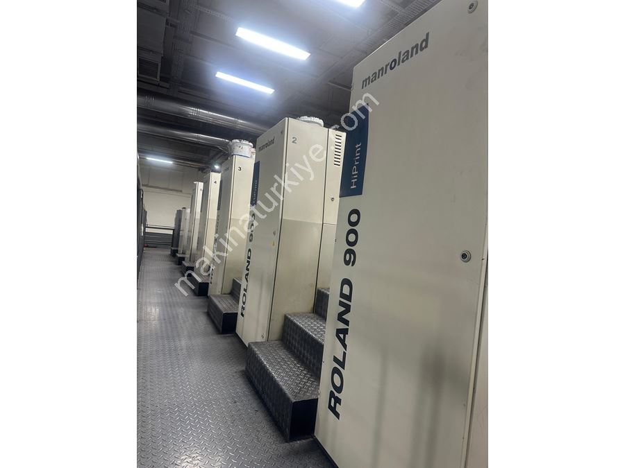 2008 - Man Roland 905-6+Lv Machine d'impression offset 5 couleurs Hiprint