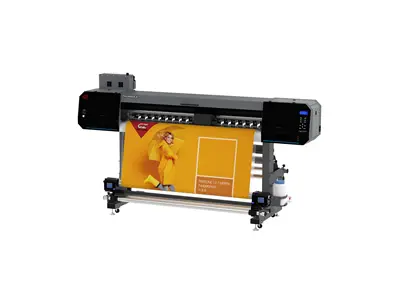 2 Kafalı 160 Cm Rulodan Ruloya Dijital Led Uv Baskı Makinesi