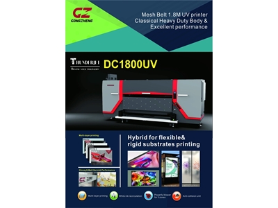4-8 Head 180 Cm Hybrid Led UV Digital Printing Machine - 1