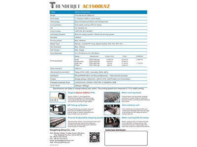 180 Cm 2 Head Roll To Roll Digital Led Uv Printing Machine - 2