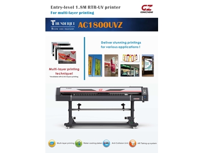 180 Cm 2 Head Roll To Roll Digital Led Uv Printing Machine - 3
