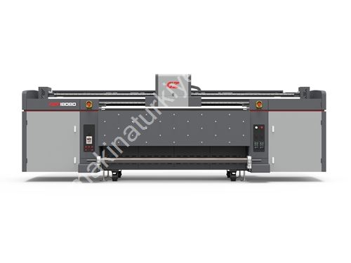 180 Cm 8 Head Compact Hybrid Led Uv Printing Machine for Roll and Sheet Materials
