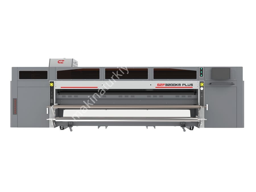 320 Cm 16 Kafalı Rulodan Ruloya Led Uv Baskı Makinesi