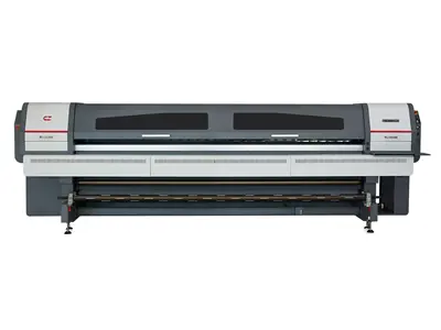 320 Cm 4 Kafalı Rulodan Ruloya Led Hı-Uv Baskı Makinesi