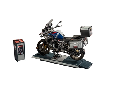 1 Ton Air-Powered Front Tire Locked Motorcycle Lift - 3