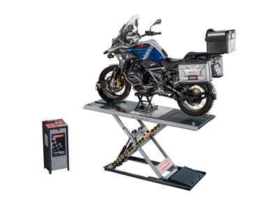 1 Ton Air-Powered Front Tire Locked Motorcycle Lift - 11