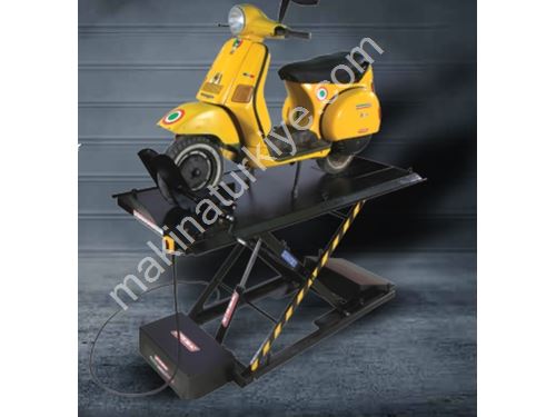 1 Ton Havalı Ön Lastik Kilitli Motosiklet Lifti